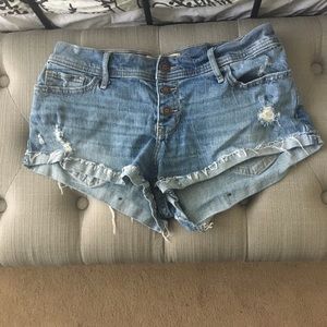 Hollister Ultra Low Rise Boyfriend Shorts